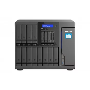 QNAP TS-1655 NAS Tower Intel Atom® C5125 8 GB DDR4 0 TB QNAP Turbo System Μαύρο