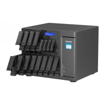 QNAP TS-1655 NAS Tower Intel Atom® C5125 8 GB DDR4 0 TB QNAP Turbo System Μαύρο