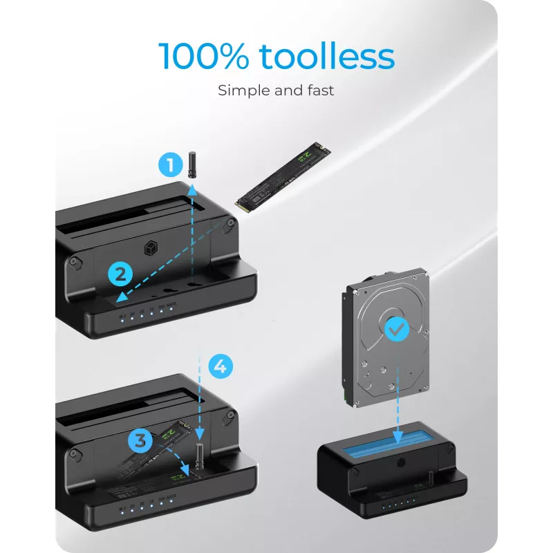ICY BOX IB-2914MSCL-C31 USB 3.2 Gen 2 (3.1 Gen 2) Type-C Μαύρο