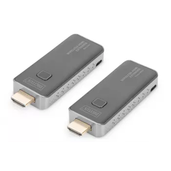 DIGITUS Ασύρματο σετ επέκτασης HDMI, 50m Dongle, 1 σε 1, Full HD