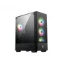 Κουτί PC MSI MAG FORGE 112R Midi-Tower μαύρο με γυαλί tempered, 3x120mm ανεμιστήρες μπροστά, υποστήριξη ATX/Micro-ATX/Mini-ITX