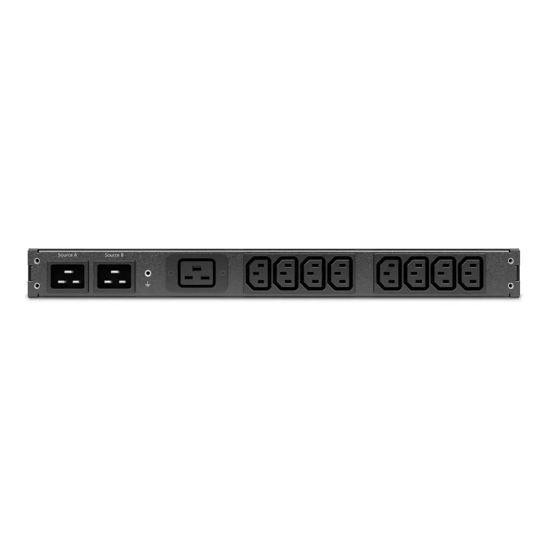 APC Automatic Transfer Switch AP4423A - (8x) C13 + (1x) C19, 3680W, τοποθέτηση σε rack, 1U