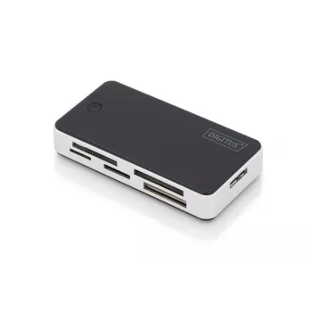 DIGITUS USB 3.0 Αναγνώστης καρτών, υποστηρίζει κάρτες MS/SD/SDHC/MiniSD/M2/CF/MD/SDXC, καλώδιο σύνδεσης USB-A 1M