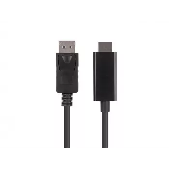 Προσαρμογέας καλωδίου LANBERG DisplayPort HDMI Μαύρο