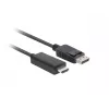Προσαρμογέας καλωδίου LANBERG DisplayPort HDMI Μαύρο