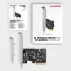 Axagon PCES-SA4X4 PCIe Controller - 4x εσωτερική θύρα SATA 6G, ASM1164, SP & LP
