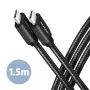 Καλώδιο USB Axagon BUCM3-CM15AB 1,5 m USB 3.2 Gen 1 Μαύρο