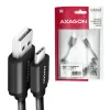 Καλώδιο USB Axagon BUCM-AM10TB USB 2.0 0,6 m USB-C USB-A Μαύρο
