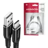 Καλώδιο USB Axagon BUCM-AM20AB 2m USB A USB C Μαύρο