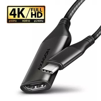 Axagon RVC-HI2M Προσαρμογέας USB-C -> HDMI 2.0a 4K/60Hz HDR10