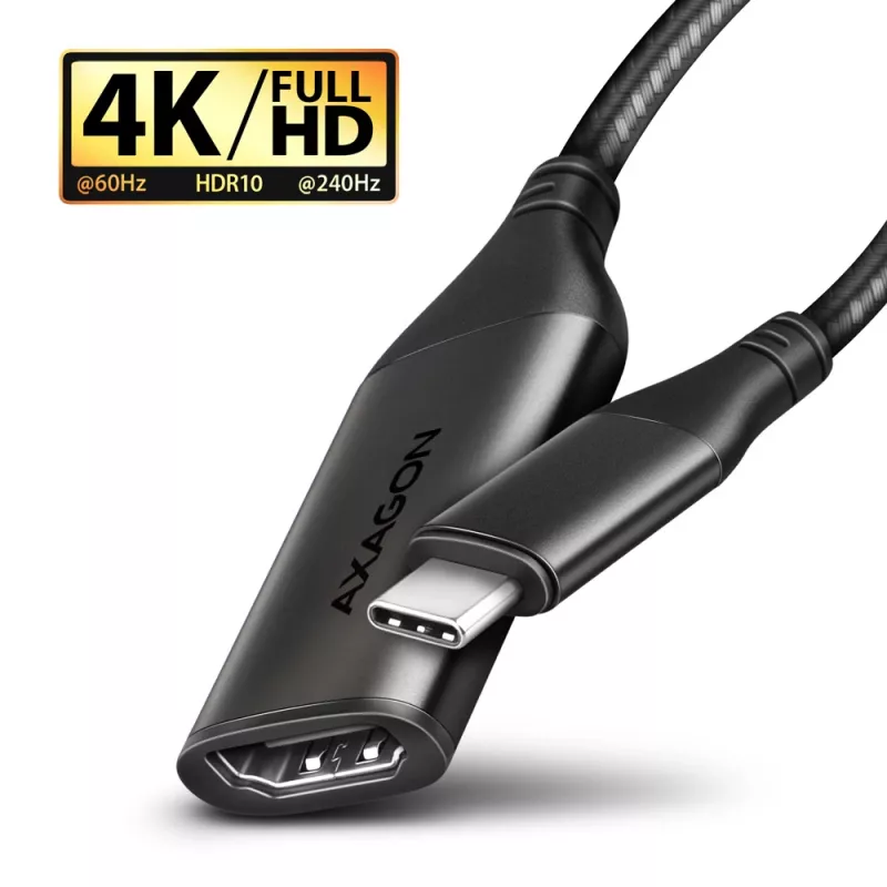 Axagon RVC-HI2M Προσαρμογέας USB-C -> HDMI 2.0a 4K/60Hz HDR10