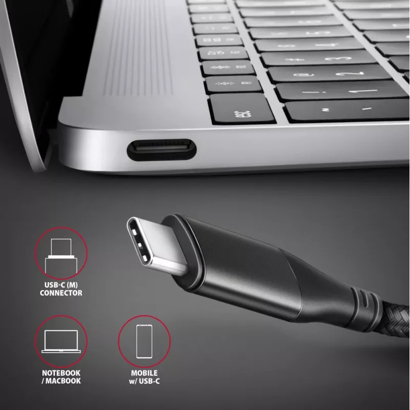Axagon RVC-HI2M Προσαρμογέας USB-C -> HDMI 2.0a 4K/60Hz HDR10
