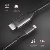 Axagon RVC-HI2MC Καλώδιο USB-C -> HDMI 2.0a 1,8m, 4K/60Hz HDR10