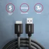 Axagon BUMM3-AM10AB SPEED Καλώδιο Micro-B USB <> USB-A 3.2 Gen 1 1 m