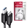 Axagon BUMM3-AM10AB SPEED Καλώδιο Micro-B USB <> USB-A 3.2 Gen 1 1 m