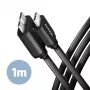 Καλώδιο USB Axagon BUMM3-CM10AB Micro-USB B σε USB C 1m Μαύρο