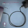 Καλώδιο USB Axagon BUMM3-CM10AB Micro-USB B σε USB C 1m Μαύρο