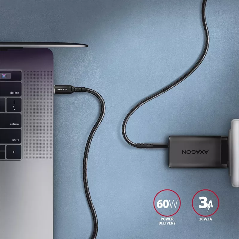 Καλώδιο USB Axagon BUCM-CM30AB USB 2.0 3 m USB C Μαύρο