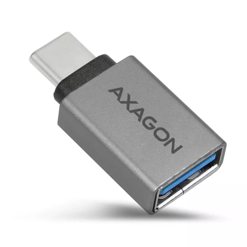 Axagon RUCM-AFA Προσαρμογέας USB-C (M) -> USB-A (F), USB 3.2 Gen 2, 3A, ALU