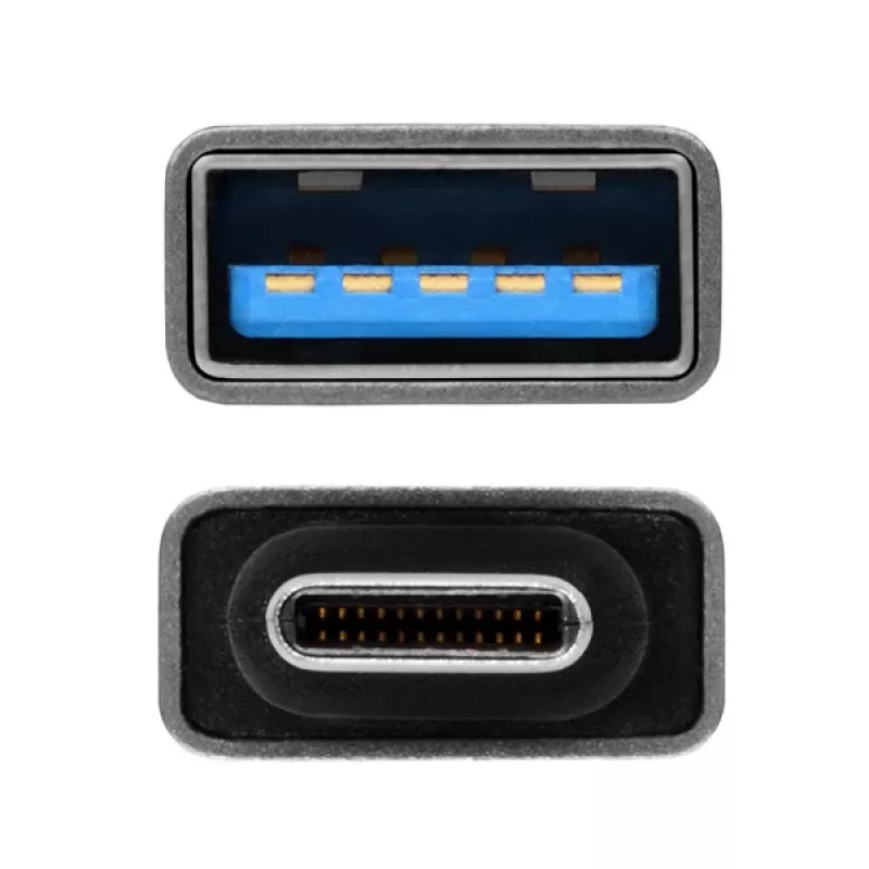 Axagon RUCM-AFA Προσαρμογέας USB-C (M) -> USB-A (F), USB 3.2 Gen 2, 3A, ALU