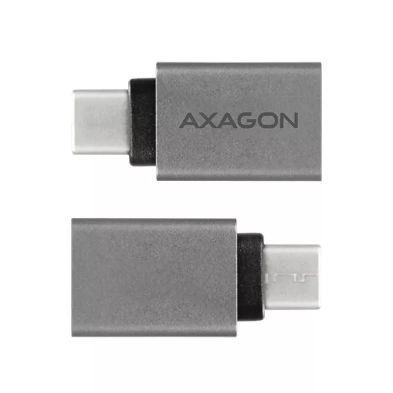 Axagon RUCM-AFA Προσαρμογέας USB-C (M) -> USB-A (F), USB 3.2 Gen 2, 3A, ALU