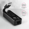AXAGON ADE-XR προσαρμογέας USB 2.0 Type-A σε Fast Ethernet 10/100, RJ-45, Realtek RTL8152, μαύρος, 23 g
