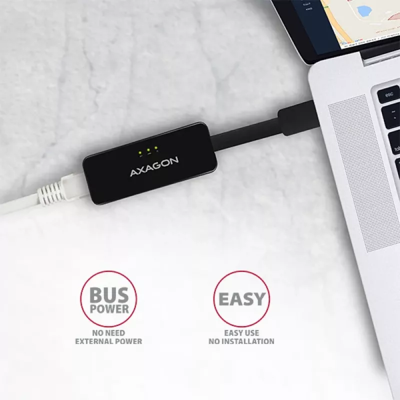 AXAGON ADE-XR προσαρμογέας USB 2.0 Type-A σε Fast Ethernet 10/100, RJ-45, Realtek RTL8152, μαύρος, 23 g