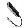 Axagon HMC-6H4A USB 3.2 Gen 1 Hub, 4x USB-A, HDMI 4K/30Hz, PD 100W, καλώδιο USB-C 20 cm