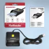 Axagon CRE-SM3SD Επίπεδος αναγνώστης 스마트 καρτών & SD/microSD/SIM Indoor USB 2.0 Μαύρο