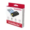 Axagon CRE-SMP2A Αναγνώστης καρτών USB Smartcard & SD/microSD/SIM PocketReader Indoor USB Type-A/USB Type-C Μαύρο