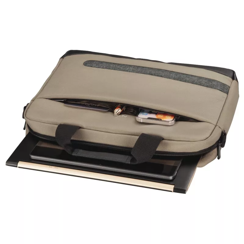 Hama Terra 00217234 τσάντα φορητού υπολογιστή 33,8 cm (13,3 ίντσες), χειρολαβή, λουρί ώμου, ανακυκλωμένο πολυεστέρας, μπεζ