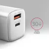 Φορτιστής Axagon ACU-PQ30W QC3.0 30W USB-C Λευκό