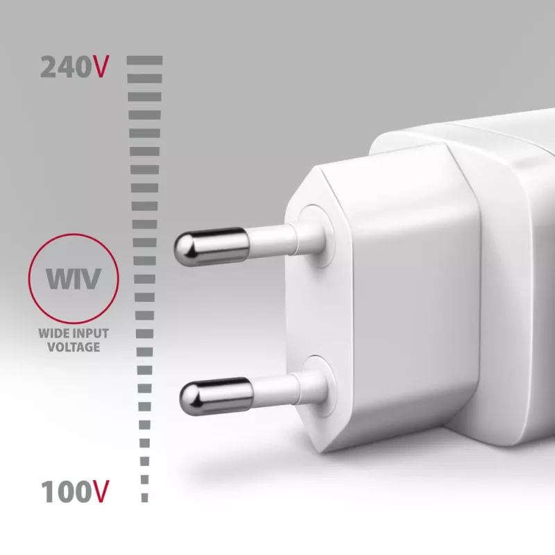 Φορτιστής Axagon ACU-PQ30W QC3.0 30W USB-C Λευκό