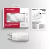 Φορτιστής Axagon ACU-PQ30W QC3.0 30W USB-C Λευκό