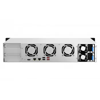 QNAP TS-864EU-RP-8G NAS/Διακομιστής αποθήκευσης Rack (2U) Intel® Celeron® N5095 8 GB DDR4 0 TB QNAP Turbo System Μαύρο