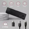 Axagon EE35-GTR USB-C 5Gbps - SATA 6G, 3.5 RIBBED box BLACK - Θήκη HDD USB Type C 3,5 ίντσες