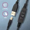 Axagon ADR-215B USB 2.0 A-M -> B-M ενεργό καλώδιο σύνδεσης/επαναλήπτη 15 m