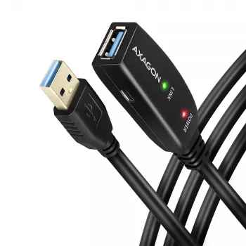 Axagon ADR-305 USB 3.2 Gen 1 A-M -> A-F ενεργό καλώδιο επέκτασης/επαναλήπτη 5 m
