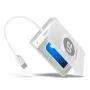 AXAGON ADSA-1S προσαρμογέας USB 2.0 για SSD/HDD SATA 2,5 ιντσών με θήκη, 480 Mbit/s, λευκός