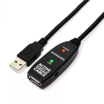 Axagon ADR-205 USB 2.0 A-M -> A-F ενεργό καλώδιο επέκτασης/επαναλήπτη 5m