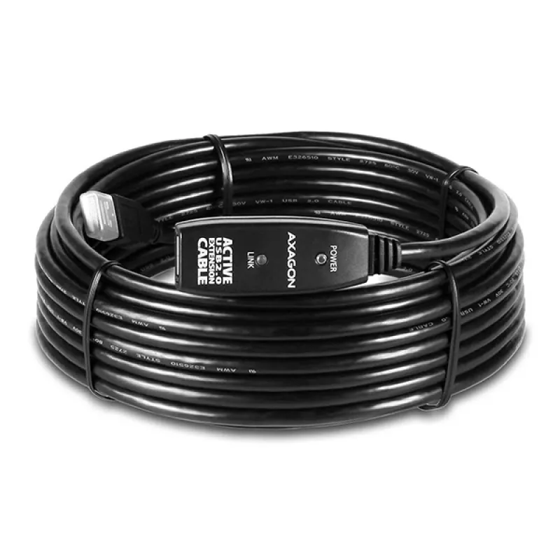 Axagon ADR-210 USB 2.0 A-M -> A-F ενεργό καλώδιο επέκτασης/επαναλήπτη 10 m