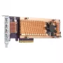QNAP QM2-4P-384 Κάρτες διασύνδεσης/προσαρμογείς Εσωτερικό PCIe
