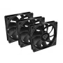 GENESIS Oxal 120 Ανεμιστήρας κουτιού υπολογιστή 12 cm Μαύρο 3 τεμ.