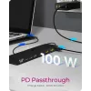 ICY BOX 11-in-1 φορητός σταθμός σύνδεσης με τριπλή έξοδο βίντεο