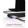 ICY BOX 11-in-1 φορητός σταθμός σύνδεσης με τριπλή έξοδο βίντεο