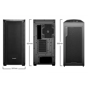 Κουτί PC be quiet! Shadow Base 800 Midi Tower μαύρο