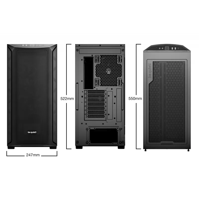Κουτί PC be quiet! Shadow Base 800 Midi Tower μαύρο