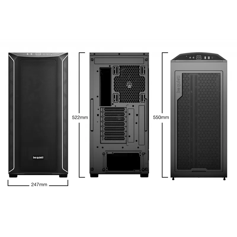 Κουτί PC be quiet! Shadow Base 800 DX Midi Tower μαύρο