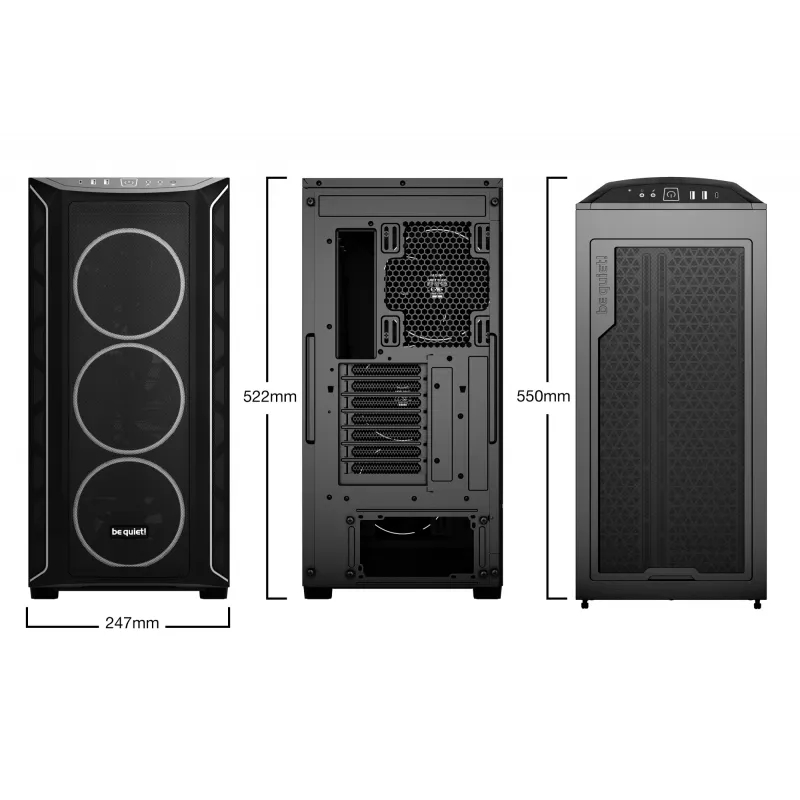 Κουτί PC be quiet! Shadow Base 800 FX Midi Tower μαύρο