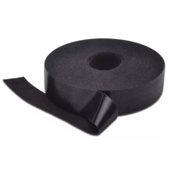 DIGITUS Ιμάντας Velcro, πλάτος 20 mm για δομημένη καλωδίωση ρολό 10 m, χρώμα μαύρο